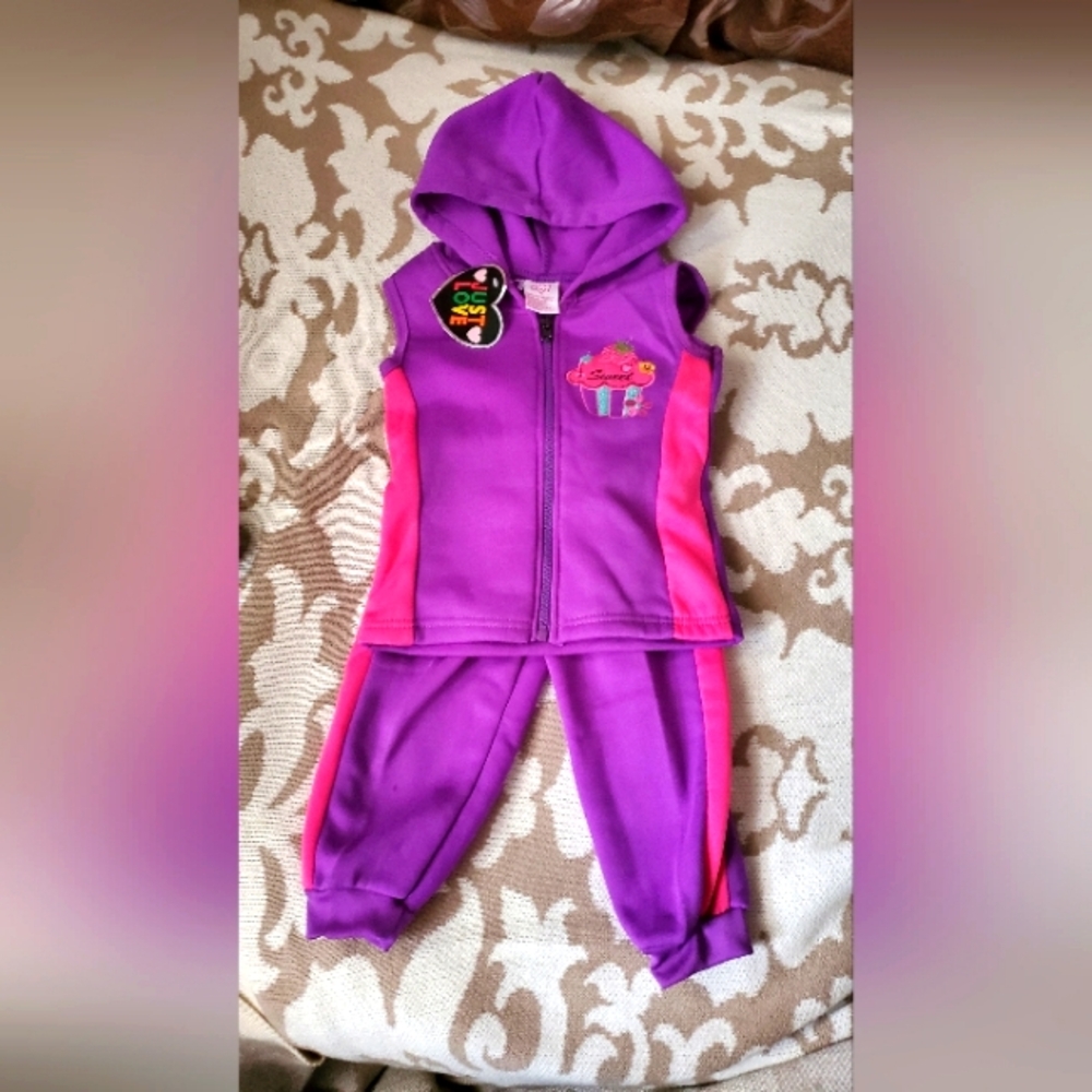 Hoodie Set Size T2 JUST LOVE With Tag